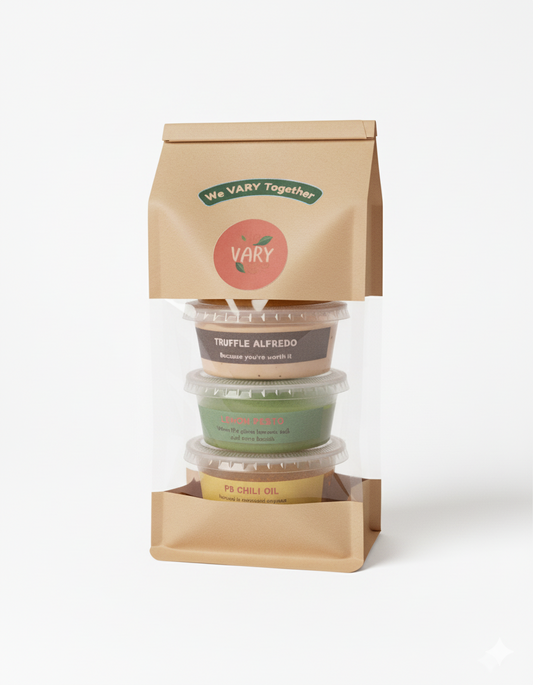 Frozen Pasta Sauce in Variety Pack – 4 Flavors, Single-Serve | Gluten-Free, No Waste